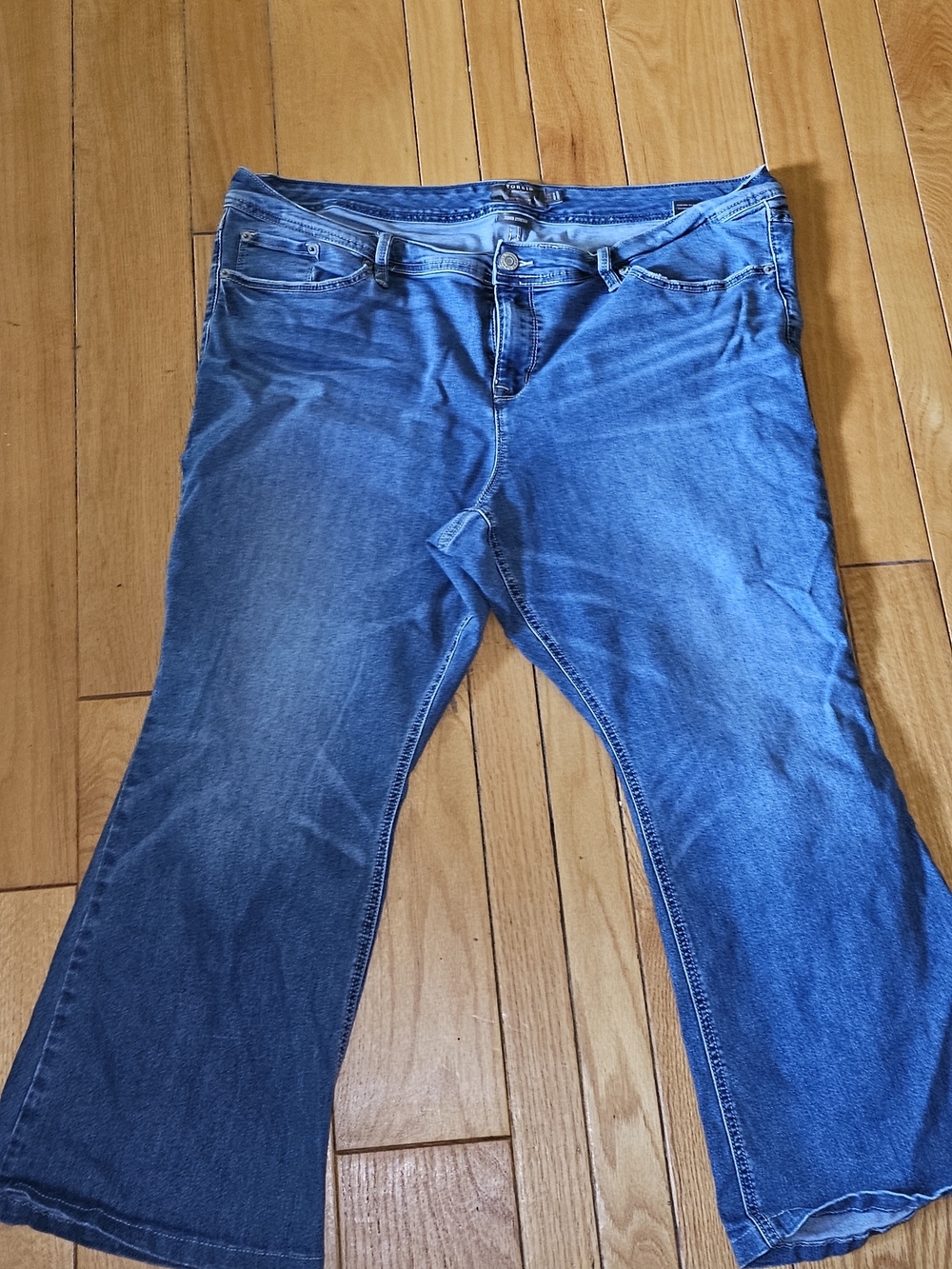 torrid Blue Flare Jeans - Mid Wash